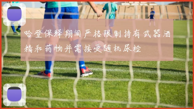 哈登保释期间严格限制持有武器酒精和药物并需接受随机尿检